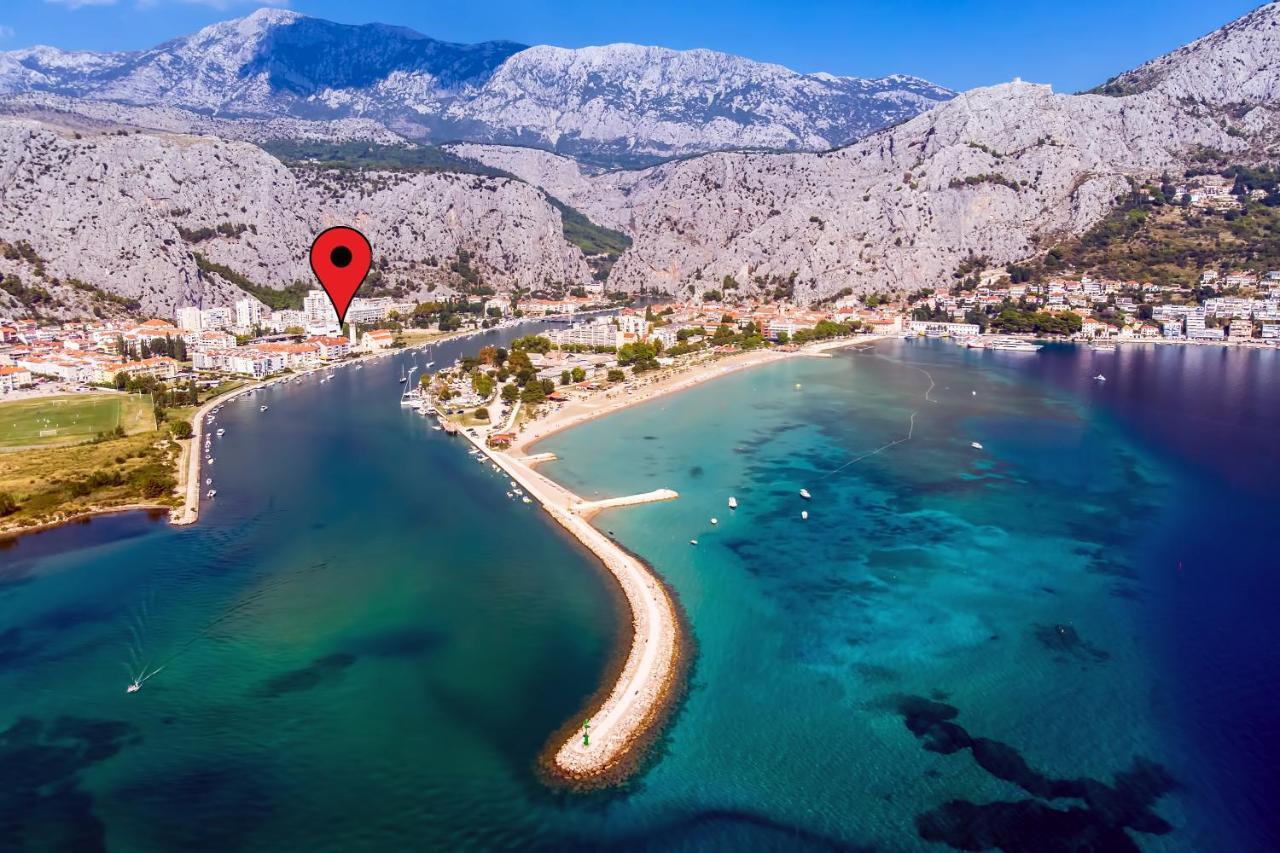 Apartmani Ribnjak Seka Omis Bagian luar foto