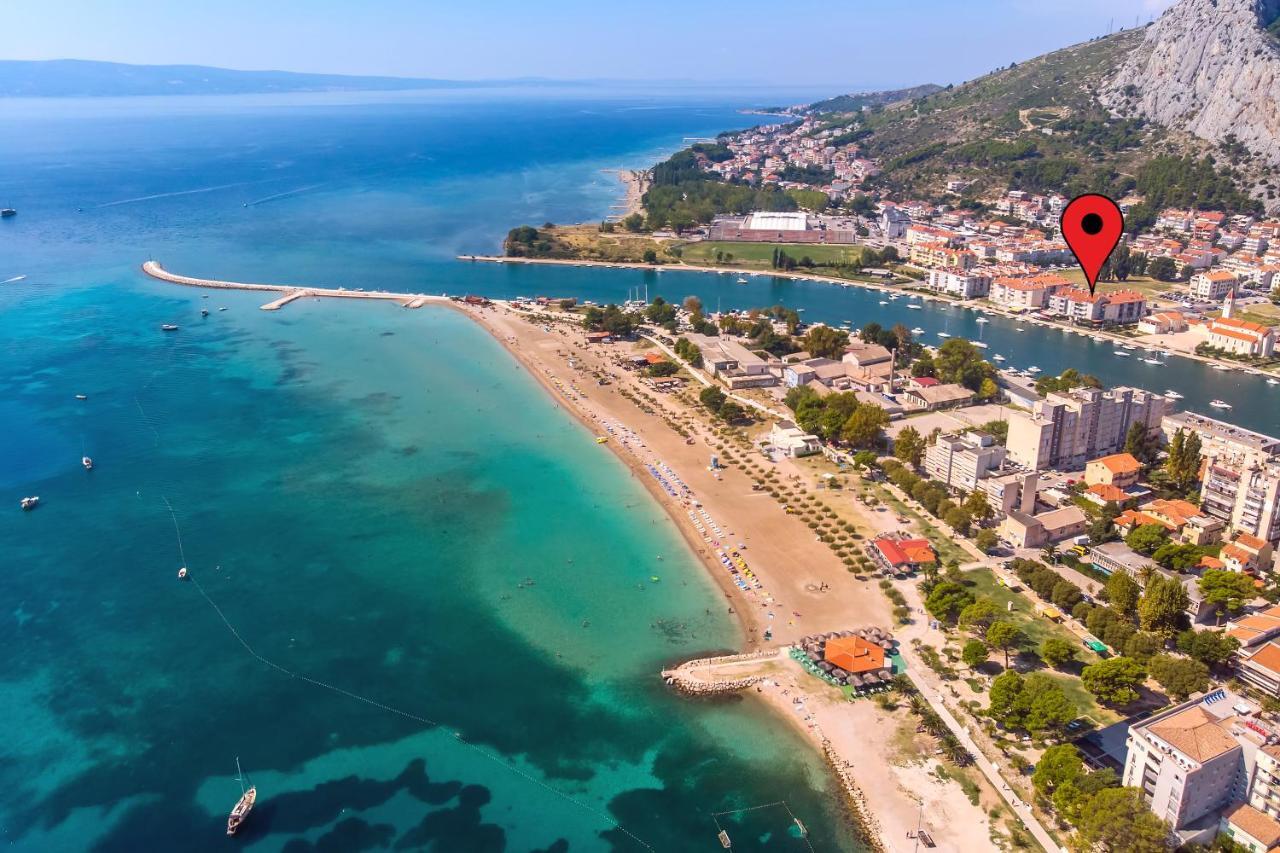 Apartmani Ribnjak Seka Omis Bagian luar foto