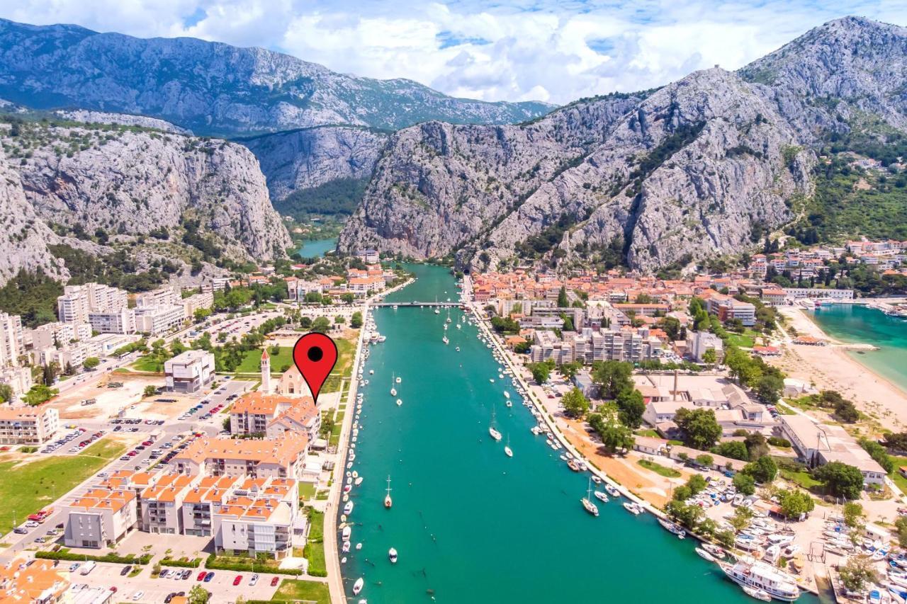 Apartmani Ribnjak Seka Omis Bagian luar foto